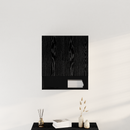 vidaXL Fali Szekrény Fekete tölgy 60 x 30 x 70 cm Faanyag