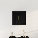 vidaXL Fali szekrény Fekete tölgy 60 x 31 x 70 cm Faanyag