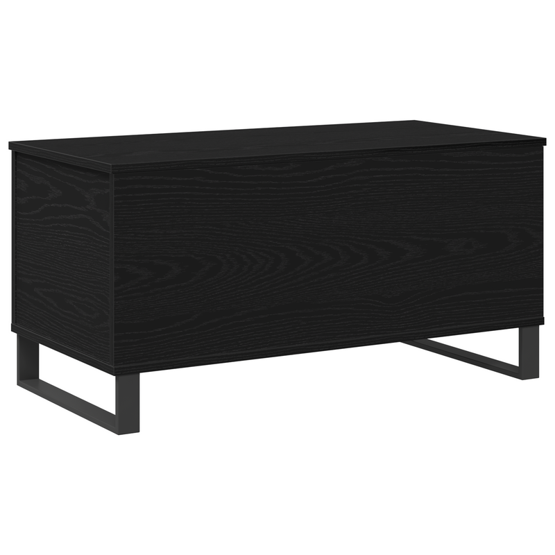 vidaXL Dohányzóasztal Musta tammi 90 x 44.5 x 45 cm Faanyag