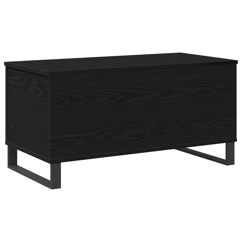 vidaXL Dohányzóasztal Musta tammi 90 x 44.5 x 45 cm Faanyag