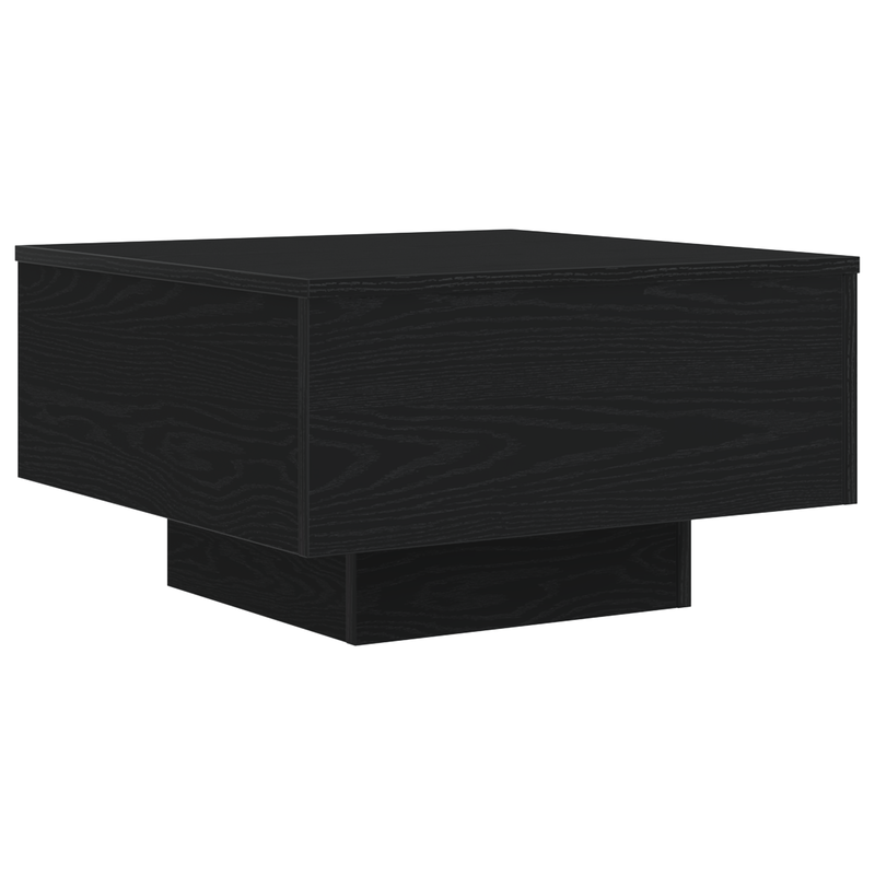 vidaXL Dohányzóasztal Musta tammi 55 x 55 x 31 cm Faanyag