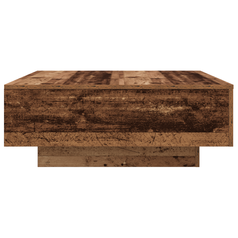 vidaXL Dohányzóasztal Régi fa Kék 80 x 80 x 31 cm Faanyag