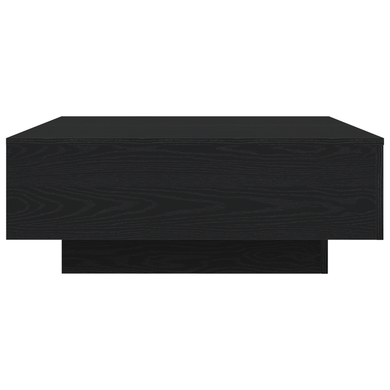 vidaXL Dohányzóasztal Musta tammi 80 x 80 x 31 cm Faanyag