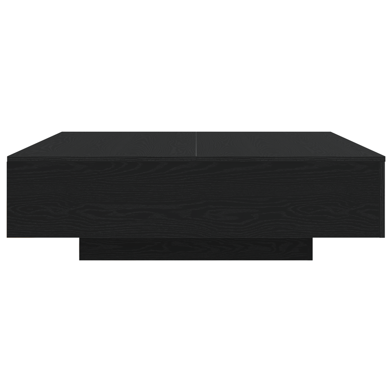 vidaXL Dohányzóasztal Musta tammi 100 x 100 x 31 cm Faanyag