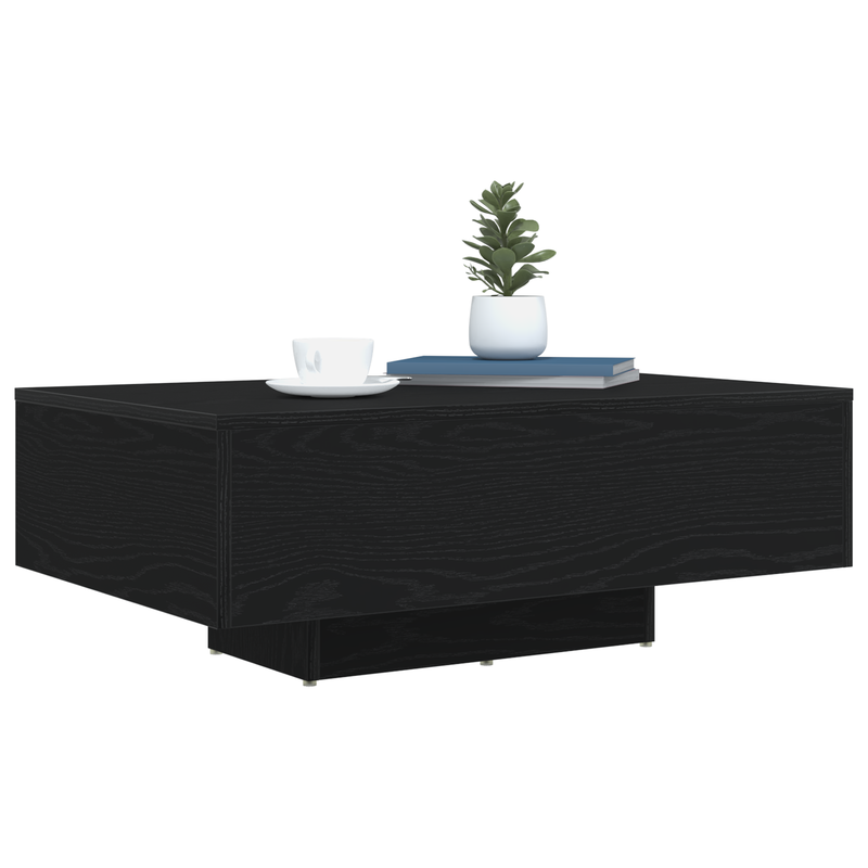 vidaXL Dohányzóasztal Musta tammi 85 x 55 x 31 cm Faanyag