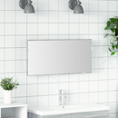 vidaXL Tükör Magas szürke sonoma 80 x 37 cm Üveg és Műszaki Fa