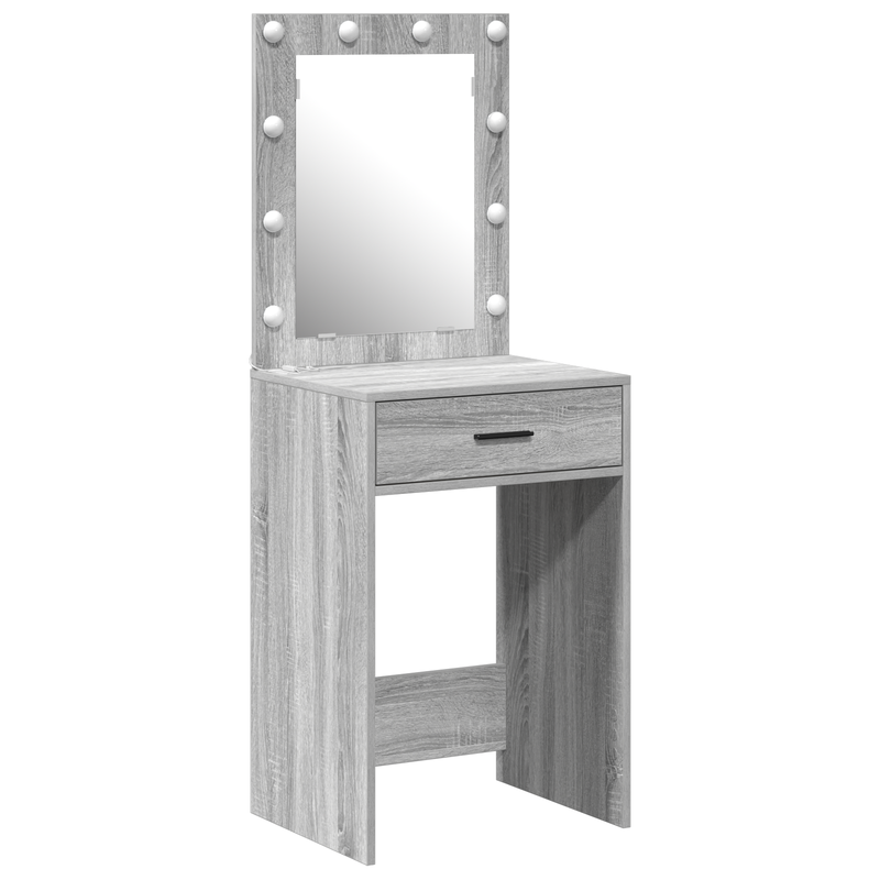 vidaXL Sminkasztal fiókkal Szürke Sonoma 50 x 41 x 135 cm Faanyag