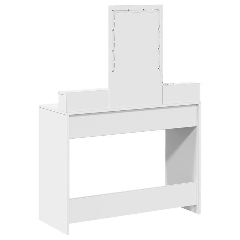vidaXL Öltözködőasztal fiókkal Fehér 100 x 41 x 140 cm Faanyag