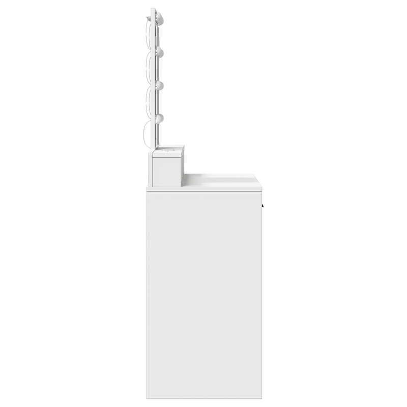 vidaXL Öltözködőasztal fiókkal Fehér 100 x 41 x 140 cm Faanyag