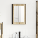 vidaXL Tükörszekrény polcokkal Sonoma tölgy 42 x 12 x 60 cm Faanyag