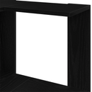 vidaXL Könyvszekrény Fekete tölgy 50 x 50 x102 cm