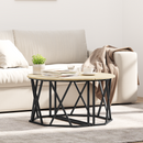 vidaXL Dohányzóasztal Sonoma tölgy 80 x 80 x 42 cm Műszaki fa és acél