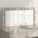 vidaXL Toalett Tükör Beton Szürke 100 x 55 x 18 cm Üveg és mérnöki fa