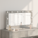 vidaXL Toalett Tükör Beton Szürke 80 x 45 x 18 cm Üveg és mérnöki fa