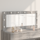 vidaXL Toalett Tükör Szürke Sonoma 100 x 45 x 18 cm Üveg és mérnöki fa