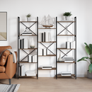 vidaXL Könyvespolc Sonoma tölgy 156 x 25 x 167 cm Faanyag