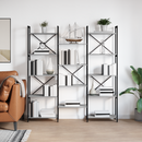 vidaXL Könyvespolc Szürke sonoma 156 x 25 x 167 cm Faanyag