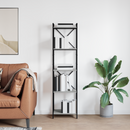 vidaXL Könyvespolc Szürke sonoma 40 x 30 x 155 cm Faanyag