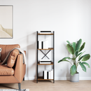 vidaXL Könyvespolc Régi fa 40 x 30 x 119 cm Faanyag