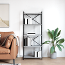 vidaXL Könyvespolc Szürke sonoma 60 x 30 x 155 cm Faanyag