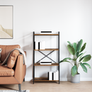vidaXL Könyvespolc Régi fa 60 x 30 x 120 cm Faanyag