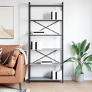 vidaXL Könyvespolc Szürke sonoma 80 x 30 x 189,5 cm Faanyag