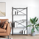 vidaXL Könyvespolc Szürke sonoma 80 x 30 x 155 cm Faanyag
