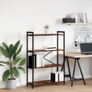 vidaXL Könyvespolc Füstölt tölgy 80 x 30 x 120 cm Faanyag