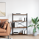 vidaXL Könyvespolc Füstölt tölgy 80 x 30 x 120 cm Faanyag