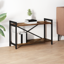 vidaXL Könyvespolc Füstölt tölgy 80 x 30 x 50 cm Faanyag