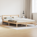 vidaXL Ágykeret Barna 225,5 x 165,5 x 69,5 cm Tömör fenyőfa