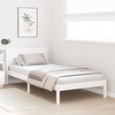 vidaXL Ágykeret Fehér 80 x 200 cm Tömör fenyőfa