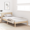 vidaXL Ágykeret Barna 90 x 200 cm Tömör fenyőfa