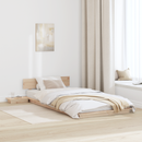 vidaXL Ágykeret Barna 75 x 190 cm faszínű