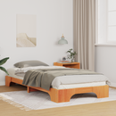 vidaXL Ágykeret Barna 80 x 220 cm Tömör fenyőfa