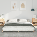 vidaXL Ágykeret Barna 200 x 200 cm Tömör fenyőfa