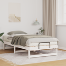 vidaXL Ágykeret Fehér 75 x 190 cm Tömör fenyőfa