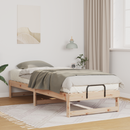 vidaXL Ágykeret Barna 80 x 210 cm Tömör fenyőfa