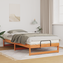 vidaXL Ágykeret Barna 100 x 210 cm Tömör fenyőfa