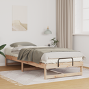 vidaXL Ágykeret Barna 80 x 220 cm Tömör fenyőfa