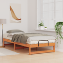 vidaXL Ágykeret Barna 80 x 220 cm Tömör fenyőfa