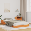 vidaXL Ágykeret Faggyú barna 80 x 200 cm Tömör fenyőfa