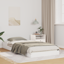 vidaXL Ágykeret Fehér 100 x 210 cm Tömör fenyőfa