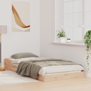 vidaXL Ágykeret Természetes 100 x 220 cm Tömör fenyőfa