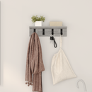 vidaXL Fali Kabáthorog Szürke Sonoma 40 x 10,5 x 10,5 cm Faanyag