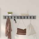 vidaXL Fali Kabáthorog Beton Szürke 100 x 10,5 x 10,5 cm Faanyag