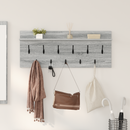vidaXL Fali Kabáthorog Szürke Sonoma 100 x 40 x 12 cm Faanyag