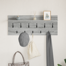 vidaXL Fali Kabáthorog Szürke Sonoma 100 x 40 x 12 cm Faanyag
