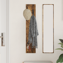 vidaXL Fali Kabáthorog Füstölt tölgy 20 x 1,5 x 100 cm Faanyag