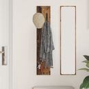 vidaXL Fali Kabáthorog tárolóval Öreg fa 20 x 1,5 x 100 cm Faanyag